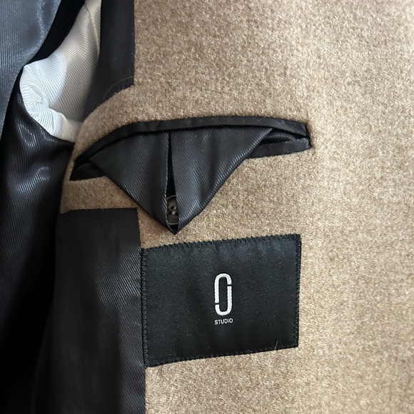 CHICJOC Oversized 100% Wool Double-Layer Coat in Beige – Size 36 - Picture 15 of 16